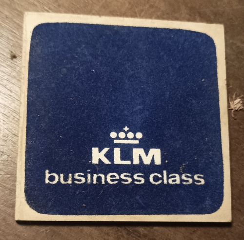 Antiguos Vintage Posa Vasos Klm Business Class, 4. 1