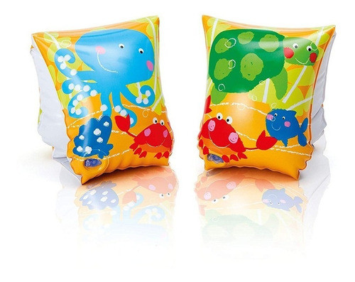 Bracito Inflable Intex Brazalete  Para Niño Animales Marinos 0