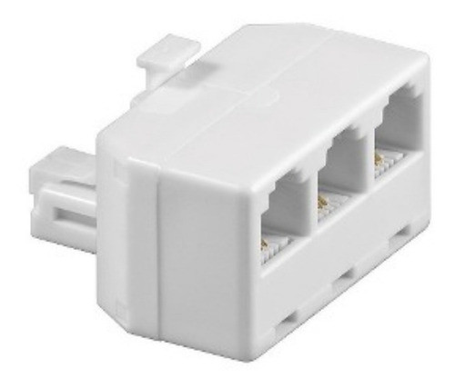 Conector Adaptador 3 Rj11 Hembra A 1 Rj11 Macho 0