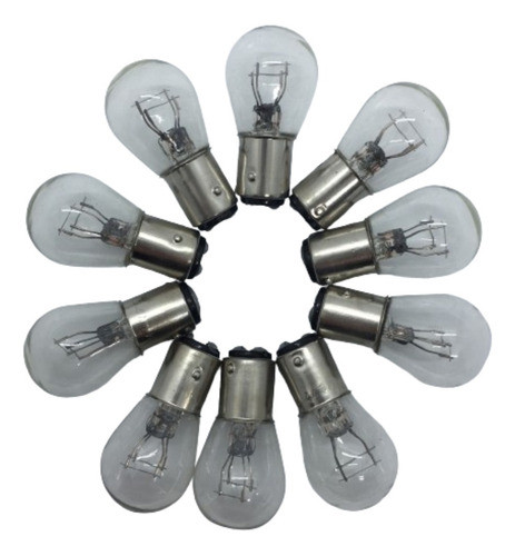 10 Lámpara 2 Polos Pata Despareja Posicion Stop 12v 21 / 5 W 0