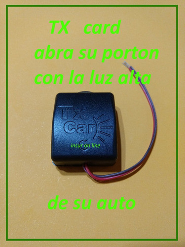 Control Remoto Bocina Del Auto Tx - Car Universal 1