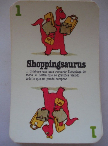 Saurus Juego De Naipes Cartas Cromy 1988 Completo 1