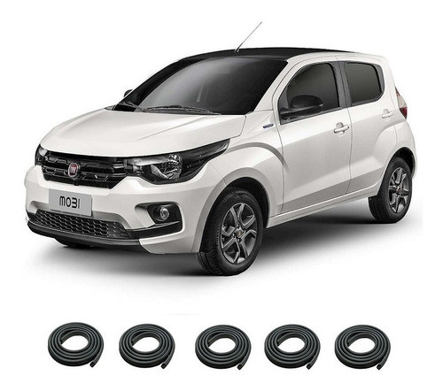 Fiat Mobi Burletes Puertas Delanteras + Traseras + Baul Kit5 0