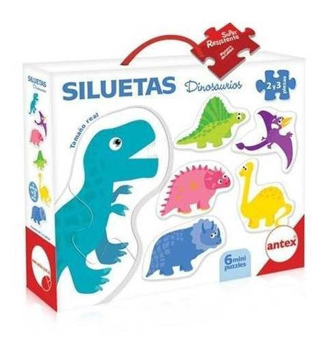 Rompezabezas Siluetas Puzzle Didactico Infantil 3028 Antex 1