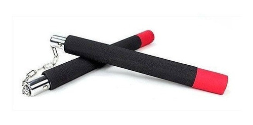 Nunchaku De Practica Cubierto De Goma Entrenamiento Artes Ma 0