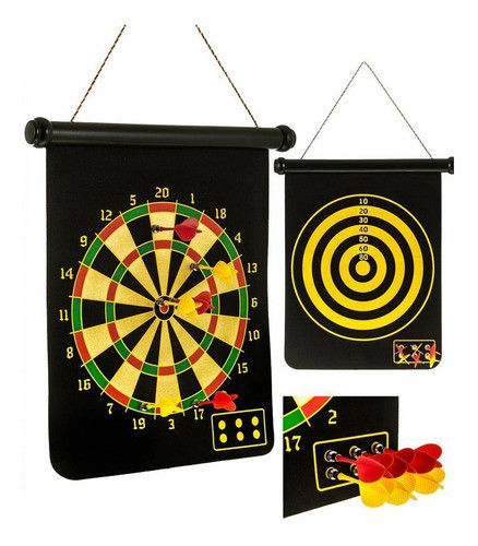 Juego Dardos Magneticos X4 Tablero 39x30 Cm Casa Valente 0