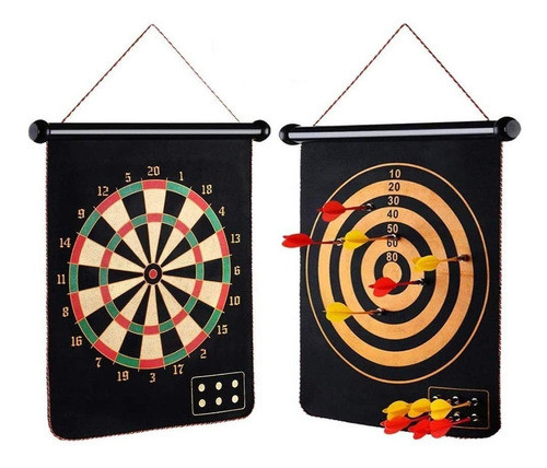 Juego Dardos Magneticos X4 Tablero 39x30 Cm Casa Valente 1