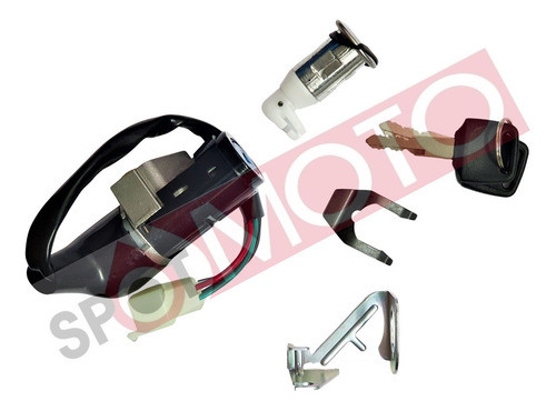 Llave Contacto Completa Gilera Smash 110 (4 Pin) Spot Moto 0