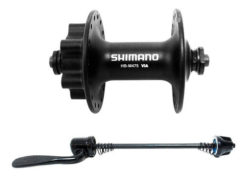 Maza Delantera Shimano Hb-m475 Disco 6 Tornillos 32 Agujeros 0