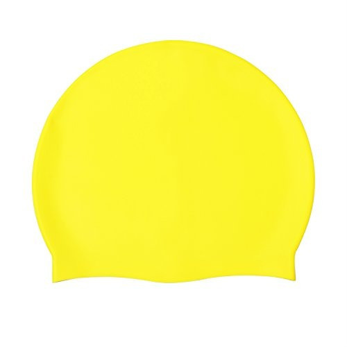 Zeraca Silicone Solid Gorra De Natación Resistente Al Agua P 0