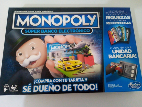 Juego De Mesa Monopoly Banco Electrónico 0