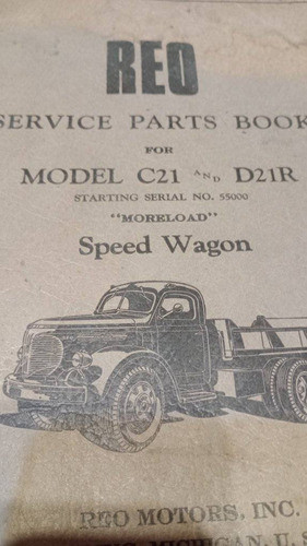 Catalogo Antiguo Reo Speedwagon Camion Automobilia 1