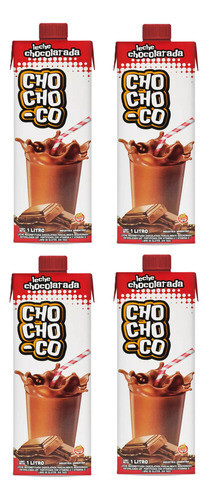 Leche Chocolatada Chochoco Sin Tacc De 1 Litro Pack X4 0