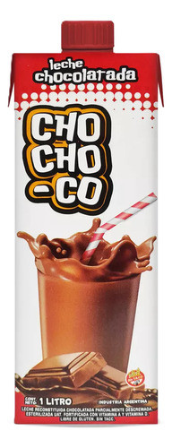 Leche Chocolatada Chochoco Sin Tacc De 1 Litro Pack X4 1