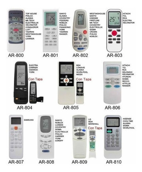 Control Remoto Ar859 Para Aire Acondicionado Zenith 1