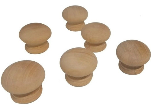 Tirador Cajón Alacena Madera Posadas 30mm X 15 Unidad RiMac 0
