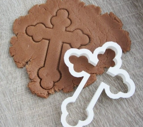 Molde Cortante De Galletitas Cruz Comunión 12cm 0