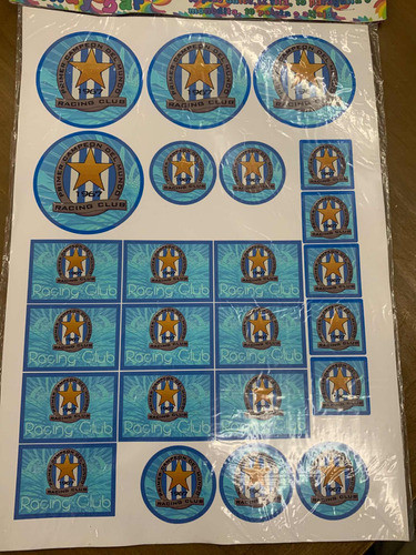 70 Stickers Para Candy De Racing 1