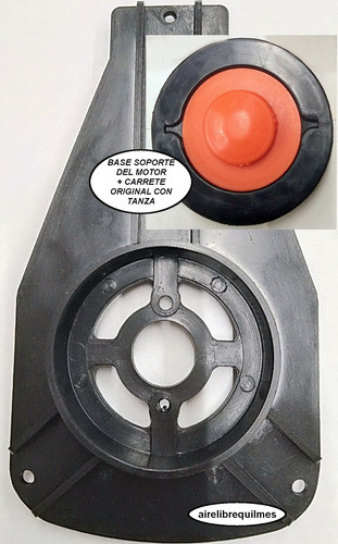 Soporte Motor Bordeadora Hormiga Negra Mas Carrete C/ Tanza 0