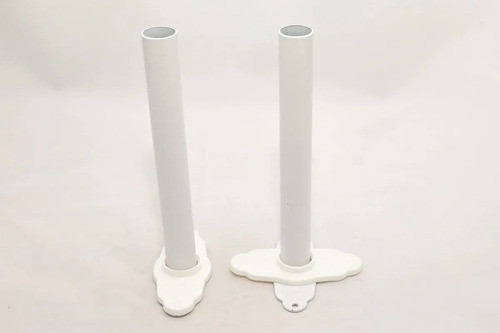 Kit De Soportes De Hierro Emblistados Para Barral Baño Curvo 1