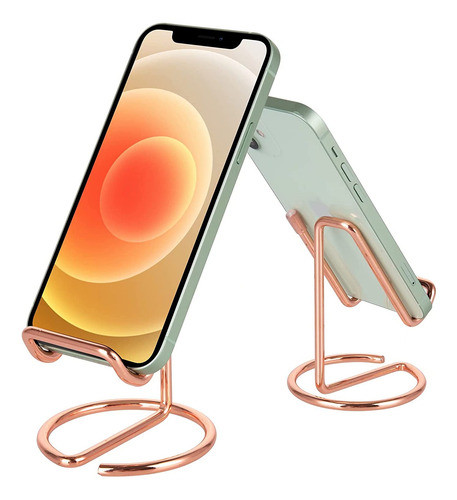 Soporte Para Celular De Escritorio - Oro Rosa 0