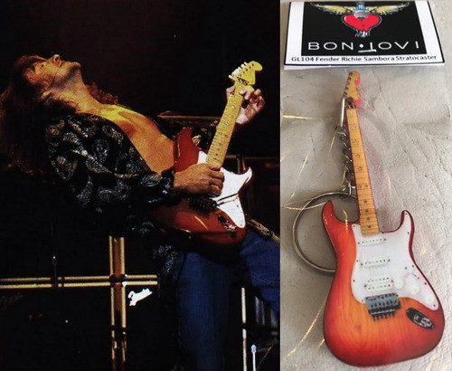 Pack X3 Guitarra Llavero Bon Jovi Sambora (o Surtido A Elec) 1
