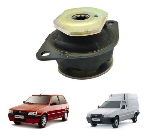 Soporte Pata Caja Inf Fiat Fiorino Uno 1.3 Fire Original 0