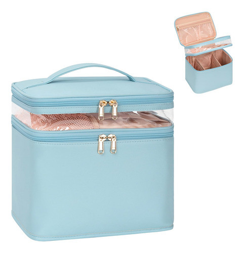 Neceser Organizador De Maquillaje P/viaje006_lake Blue L/xl 0