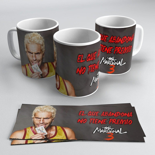 Taza Plastica Sublimada El Marginar #390 0