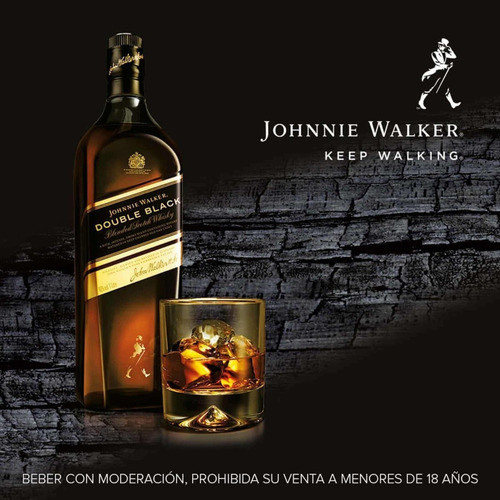 Whisky Johnny Johnnie Walker Double Black X 750ml 1