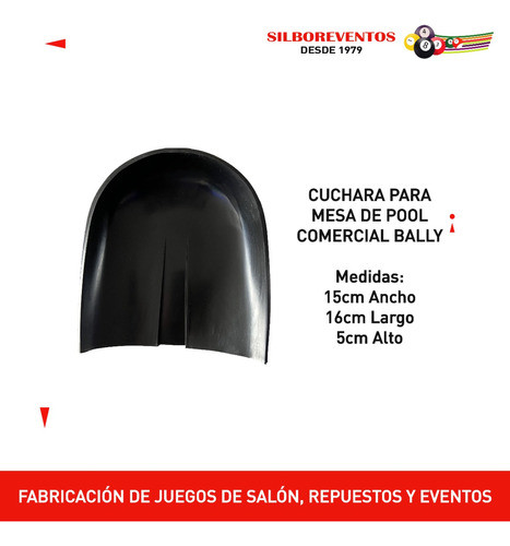 Cuchara Buchaca Tronera Cerrada Para Pool Bally 1