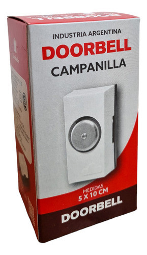 Campanilla Timbre Con Transformador 220v 12v Rectangular 1