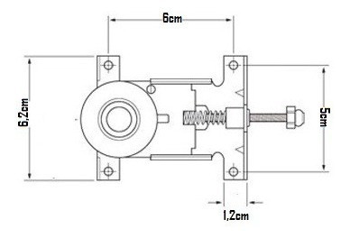 Repuesto Rueda Mueble Frente Kit Integral Placard (x2) 1