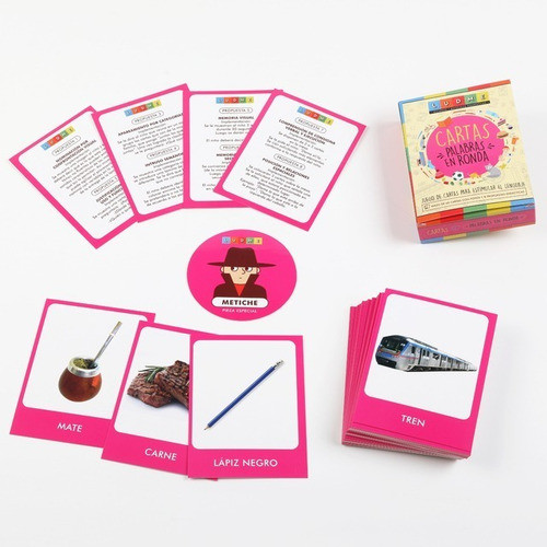 Juego De Cartas Palabras En Ronda Estimular El Lenguaje 0