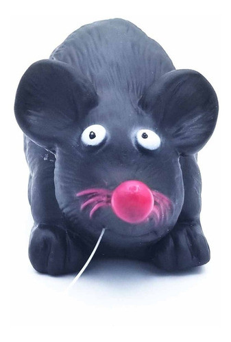 Ratón De Juguete De Goma Con Chifle Para Gato O Perro 1