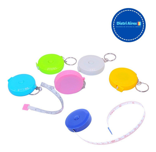 Centimetro Retractil Cinta Metrica Enrollable Llavero X 10 U 1