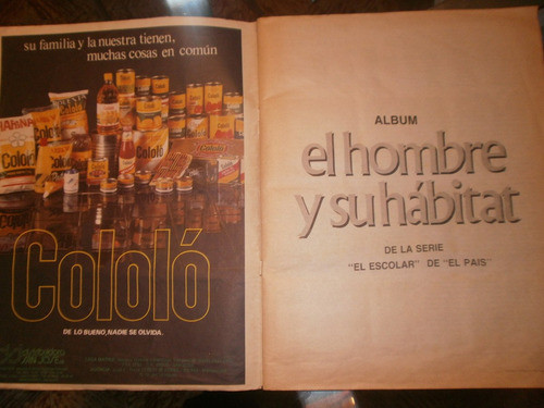 Album El Hombre Y Su Habitat-serie El Escolar- El Pais 1991 1