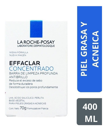 La Roche Posay Effaclar Pan Barra Jabón Anti Acné X 70 Gr 1