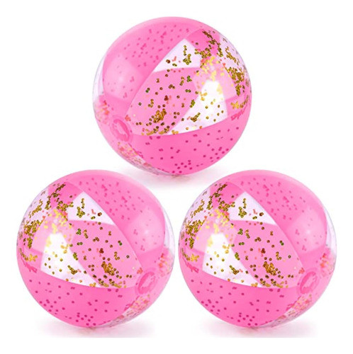 Pelotas Inflables De Playa De 16 Pulgadas, Paquete 0