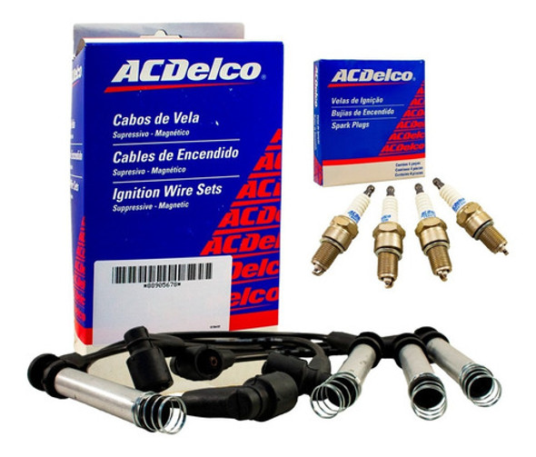 Kit Cables+bujias Acdelco Chevrolet Spin 1.8 8v 0