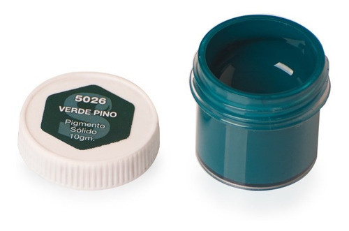 Pigmento Verde Pino Solido Vidrio Liquido Resinas 0