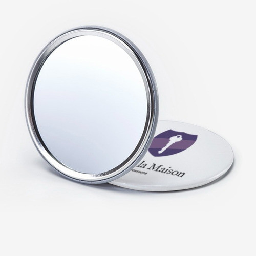 Pin Espejo Souvenir Personalizado 55mm X 12(docena) One Pins 0