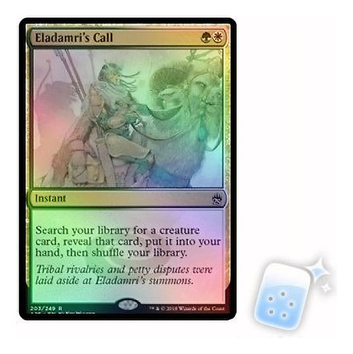 Llamada De Hoja Eladamri Amos 25 Mtg Magic Tarjeta De La Men 0
