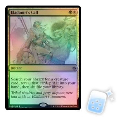 Llamada De Hoja Eladamri Amos 25 Mtg Magic Tarjeta De La Men 1