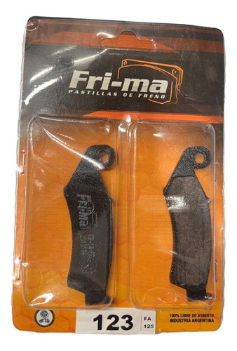 Pastilla De Freno Del Honda Tornado 250 Xr 150 125 Bross Rpm 0