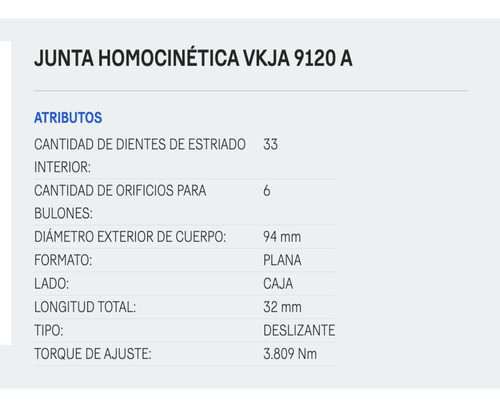 Kit Homocinetica Skf Volkswagen Gol 1.9 D De 1998 A 1999 1