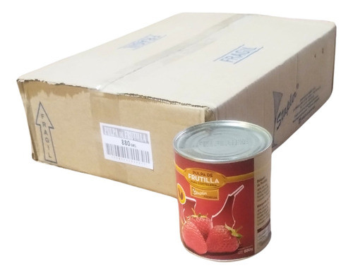 Pulpa Frutilla Stapler ( 880 Gr X  12 Unid ) 0