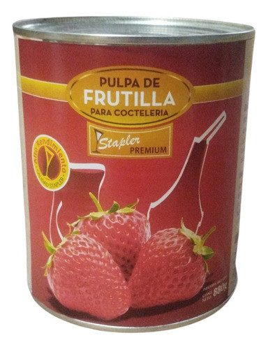 Pulpa Frutilla Stapler ( 880 Gr X  12 Unid ) 1