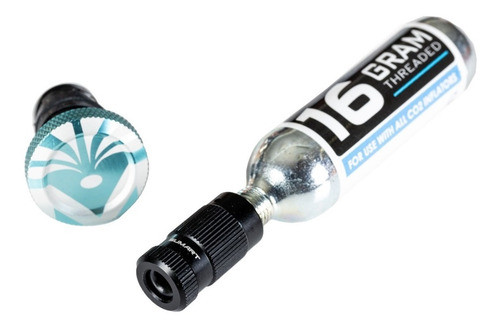 Kit Tapon Manubrio Sumart - Pico Co2 + Garrafa 16gr Tubeless 0