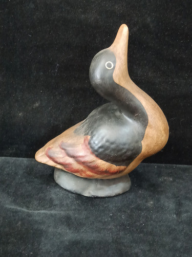 Antiguo Adorno Pato De Cerámica 1